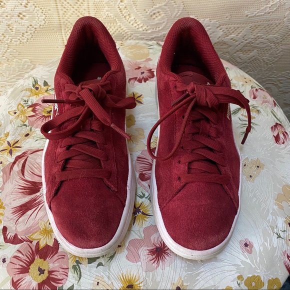 suede athletic shoes